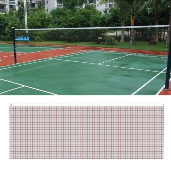 lacooooppia Badminton Net Replacement Net Easy Installation Adults Replacement Tennis Net Badminton Pickleball Net for Yard Playing Beach 1Edge Hole1.8cm 5.1m