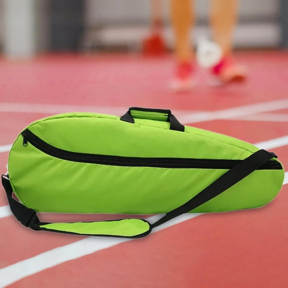 lacooooppia Badminton Racket Bag, Badminton Sports Backpack Large Capacity Sport Equipment Bag Racquet Carrying Bag for Badminton Rackets Green