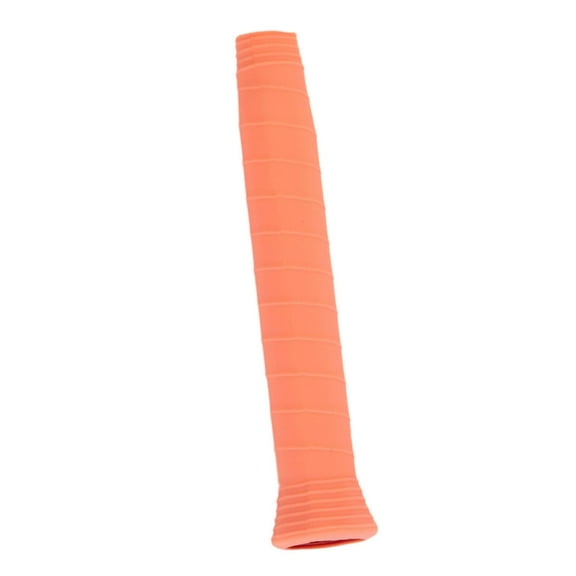 lacooooppia Badminton Racket Grip Tape Tennis Handle Wrap Tape Silicone Non Slip Replacement Lightweight Soft Handle Tape Tennis Overgrip Orange
