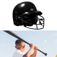 thumbnail image 1 of lacooooppia Baseball Helmet with , Gear for Adults, Breathable Sports Outdoors Softball Face Face Guard Black, 1 of 8