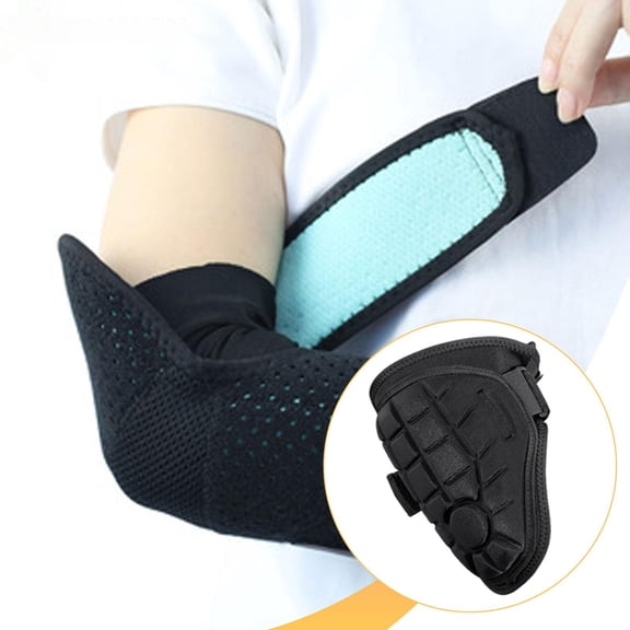 lacooooppia Baseball Softball Elbow Guard Protector, Lightweight Compact EVA Impact Resistant Sports Protective Gear, Elbow Brace