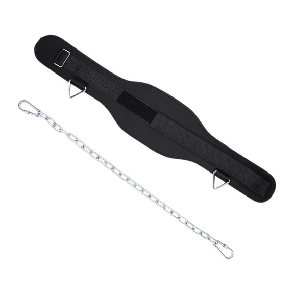 lacooooppia Belt for Weight Lifting Belt Breathable Weightlifting Back Support Strap, Weight Belt for Squats, Workout Pullups 294g with Chain