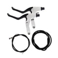 thumbnail image 1 of lacooooppia Bike Brake Levers Set Front and Rear Brake Set Replacement Grip Repairing Mountain Bike Handlebar Parts for Home Cycling Shop White, 1 of 8
