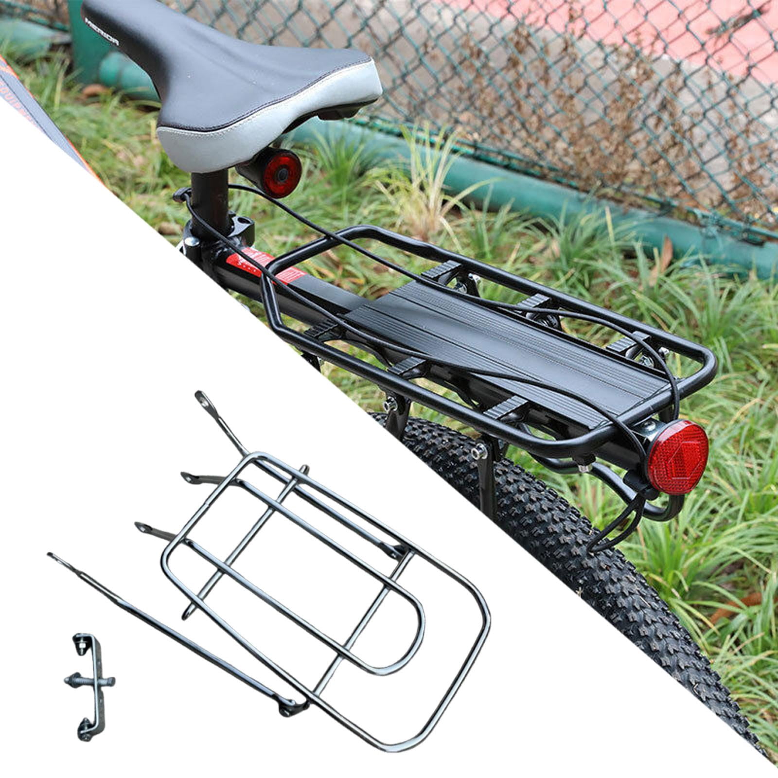 lacooooppia Bike Rear Rack Bike Cargo Carrier for Back of Bikes, Riding ...