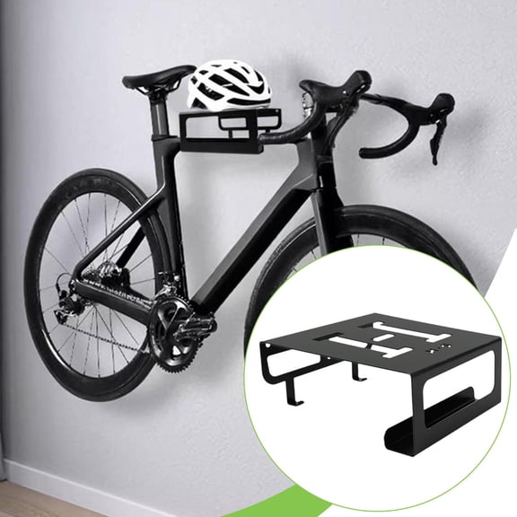 lacooooppia Bike Storage Rack Organizer Garage Universal Heavy Duty Multifunctional Sturdy Construction Space Saving Holder Support Stand Black