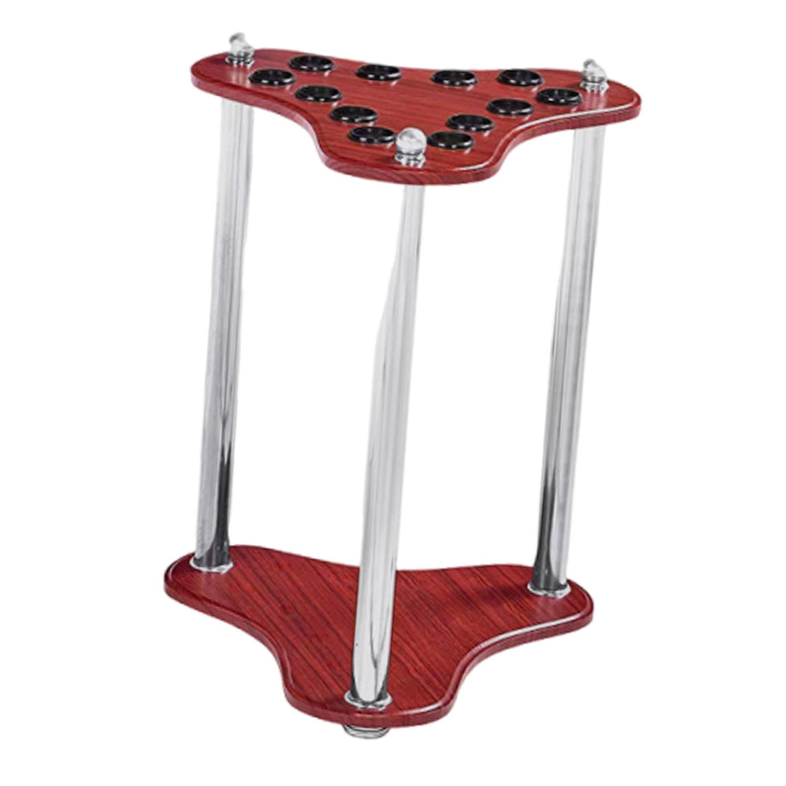 Pool Cue Display Rack lacooooppia Billiard Cue Rack with 12 Compartments, Professional ...