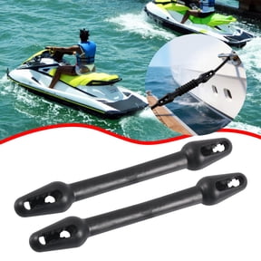 lacooooppia Boat Mooring Snubber Mooring Shock Absorber Easy Installation Replacement Sturdy Supplies Accessory Professional Black Rubber 2 Piece