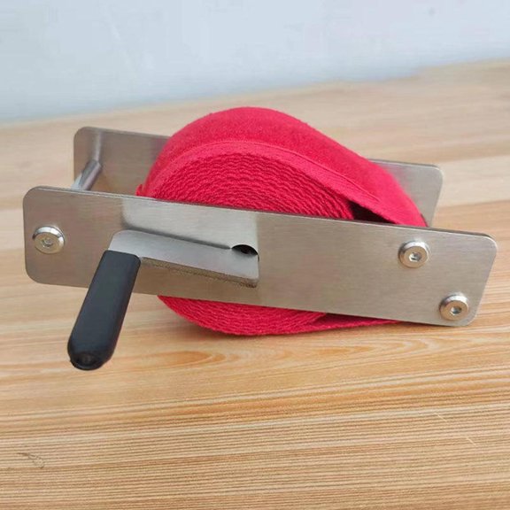 lacooooppia Boxing Hand Wraps Roller Portable Stainless Steel Practical Winding Tool Sports Wrap Roller for Muay Thai Kickboxing Home Gym
