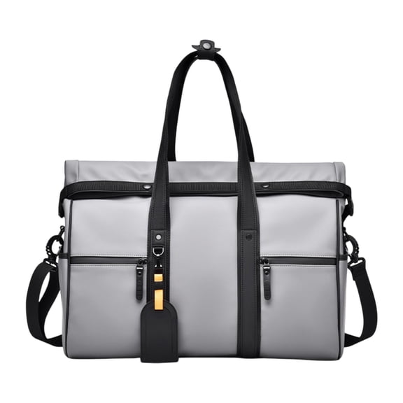 lacooooppia Business Trip Luggage Storage Bag Modern Crossbody Pack for Exercise Weekend Gray