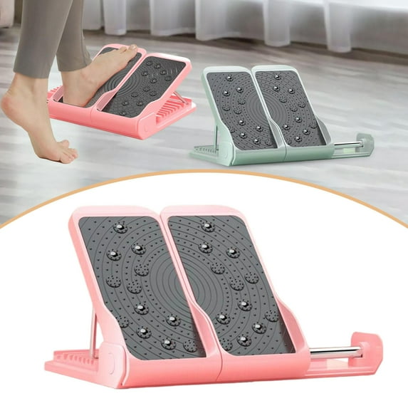 lacooooppia Calf Stretching Board Non Slip 9 Levels Adjustable for Legs Calves Hamstring pink
