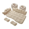 thumbnail image 1 of lacooooppia Car Air Bed Inflatable Mattress Back Seat Camping Bed Multifunctional Generic with 2 Pillows for Family Trip Lightweight Beige, 1 of 8