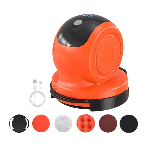 lacooooppia Car Buffing Polisher Cordless Auto Polishing Machine Electric Portable Rechargeable Tool with Physical Shock Absorption Suitable for Vehicle Cleaning No De Icing