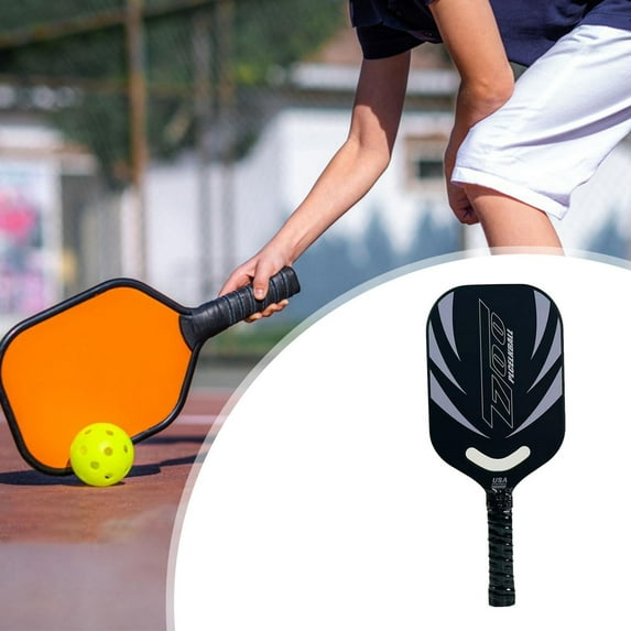 lacooooppia Carbon Fiber Lightweight Portable Seamless, Pickleball Racquet Pickleball Racket for Practice Competition A
