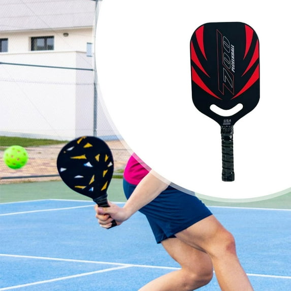 lacooooppia Carbon Fiber Lightweight Portable Seamless, Pickleball Racquet Pickleball Racket for Practice Competition B