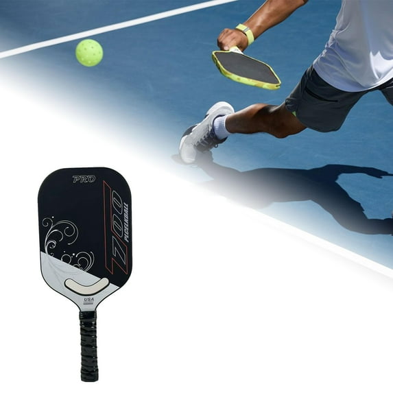 lacooooppia Carbon Fiber Lightweight Portable Seamless, Pickleball Racquet Pickleball Racket for Practice Competition C