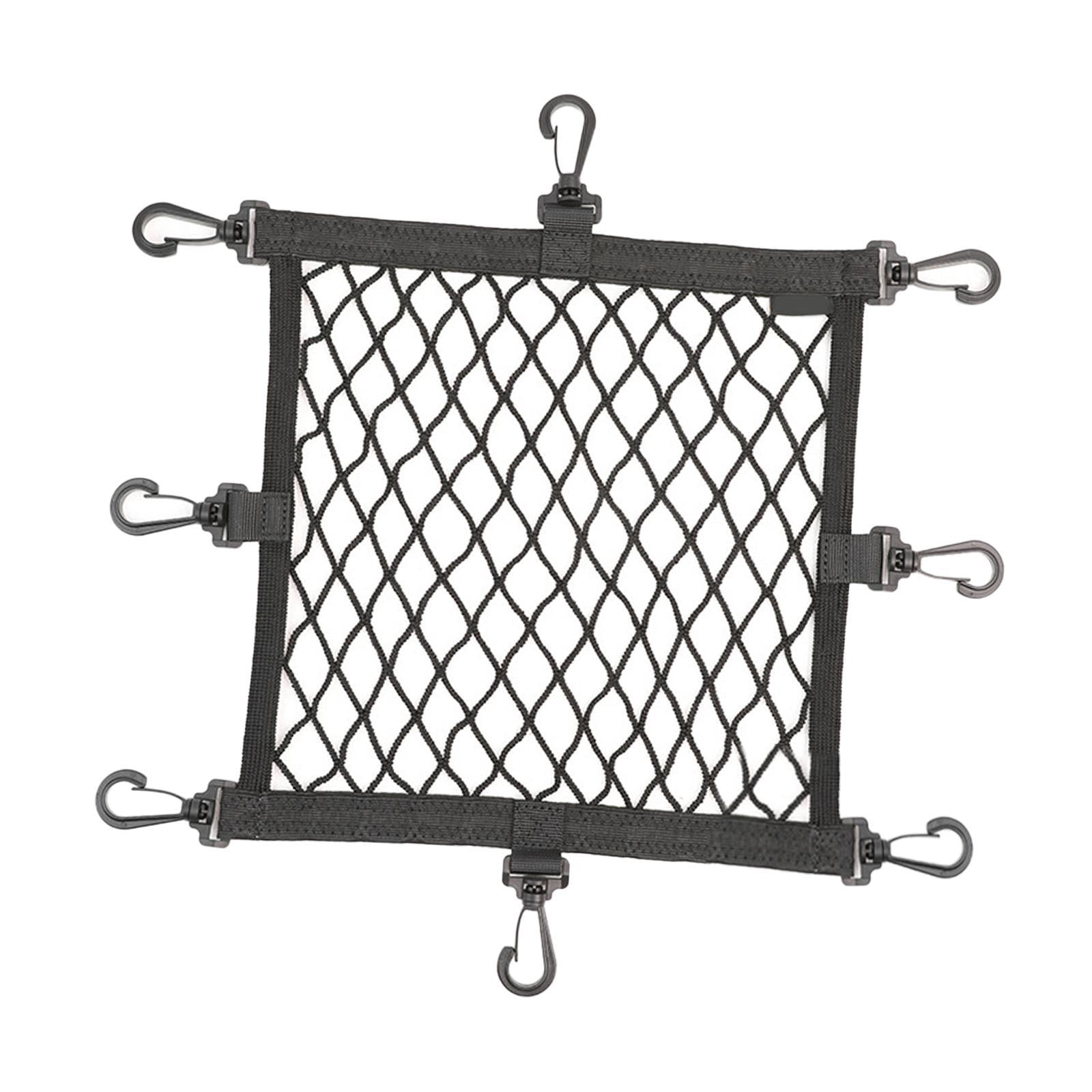lacooooppia Cargo Net for Motorbike Helmet Storage Elastic Net Multifunctional Easy Installation Reusable Motorcycle Net Mesh Net Pocket