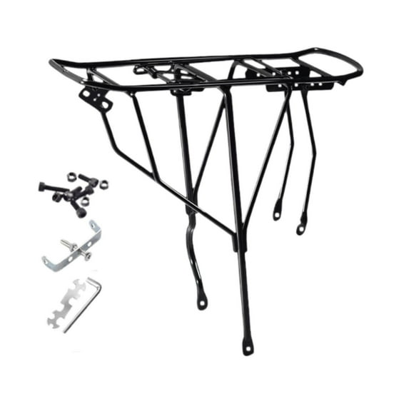 lacooooppia Cargo Rack Rear Bike Rack for Food Delivery Riding Cycling Equipment Thicken Small Hole