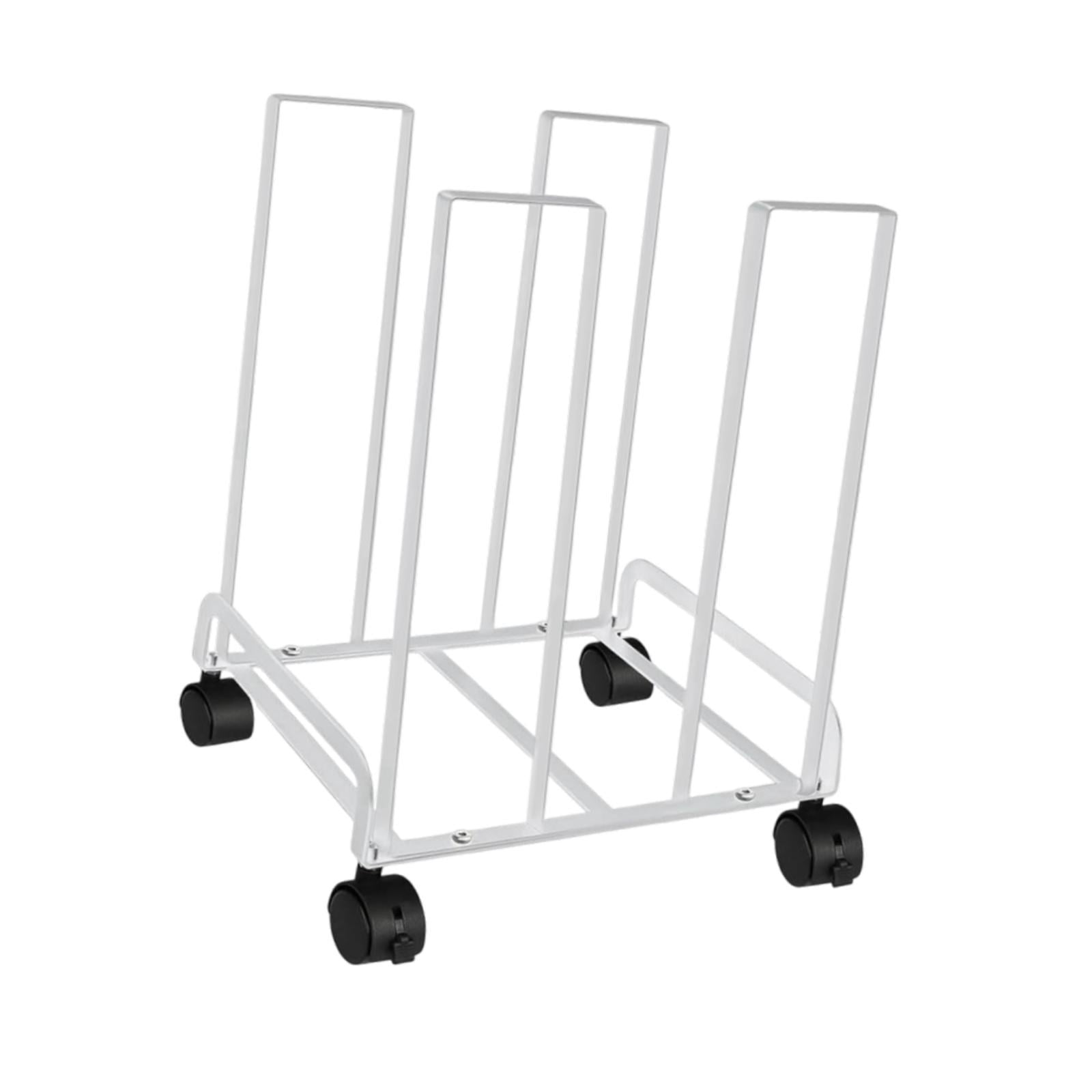lacooooppia Carton Storage Rack with Casters 12.2x10.2x17.1inch Sturdy ...