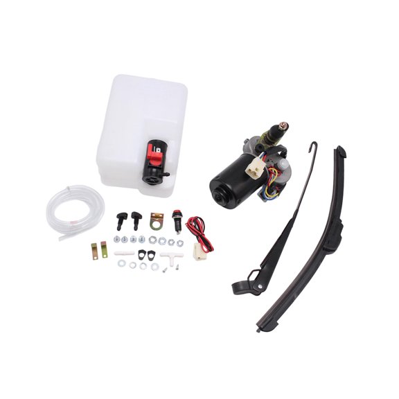 lacooooppia Complete Electric Wiper Motor Kit, 12V Electric UTV Windshield Wiper Kit for UTV Accessory