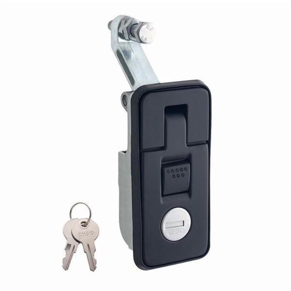 lacooooppia Compression Latch Lock Adjustable Flush Lever Heavy Duty Zinc Alloy Secure Key Set Storage Box Toolbox Mailbox Marine Truck Trailer RV Suitable for Toolbox Boat RV Mailbox