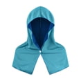 thumbnail image 1 of lacooooppia Cooling Hooded Towel, Ice Towel, Quick - for Hot Weather, Cooling Neck Wrap, Sun Protection for Summer, Cycling, Fitness Studi Blue, 1 of 8