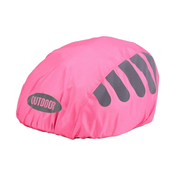 lacooooppia Cycling Helmet Cover Helmet Rain Cover for Motorcycle Sports Camping Pink