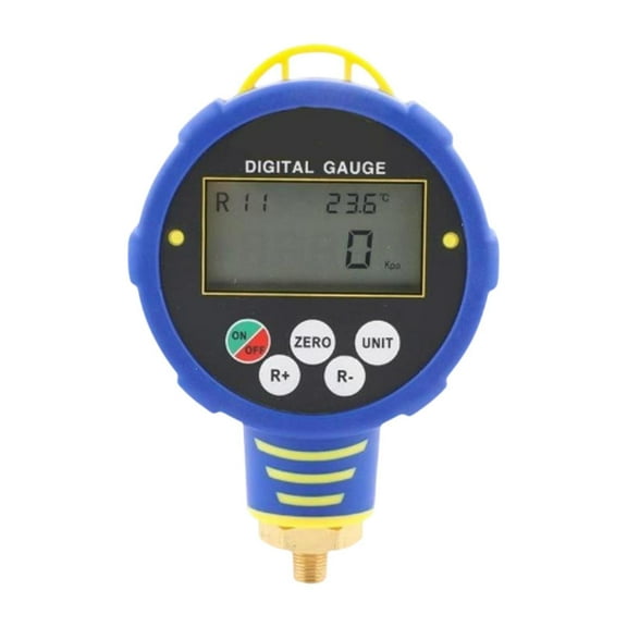 lacooooppia Digital Electronic Gauge Vacuum Gauge Compact Electronic Gauge Versatile with 1/8 9.82mm Thread Digital Fluorine Meter C