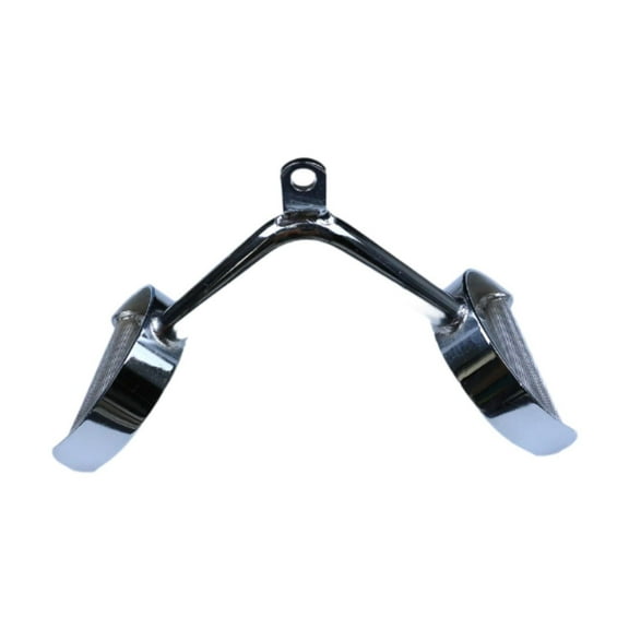 lacooooppia Double D Handle LAT Pull Down Attachment Heavy Duty Cable Machine Accessories Seated Row Handle for Back Biceps Body Building