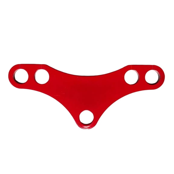 lacooooppia Double-handle to Single-handle Adapter Plate, Pull-bar Attachment with Multiple Handles for Exercise Bikes, Accessories for Cable Pull Machines