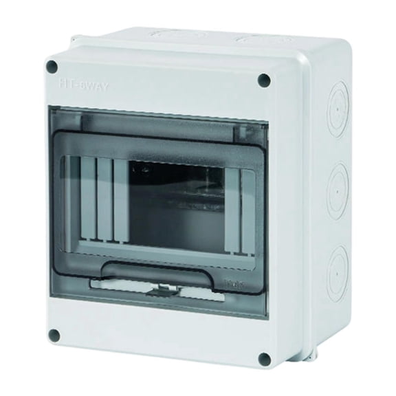 lacooooppia Electrical Distribution Box, White, Easy Installation, Visible Protection, Electrical Box for Home, Interior Wall, Circuit Breaker, Hotel