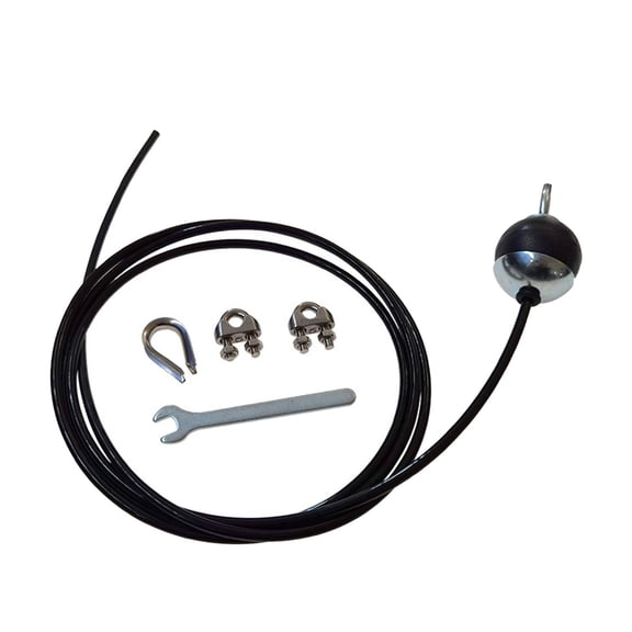 lacooooppia Fitness Pulley Cable 236.22 Inches (600 Cm), Direct Replacement for Fitness Steel Cable, Replacement Cable for Lat Pulldown Machine, Home Use