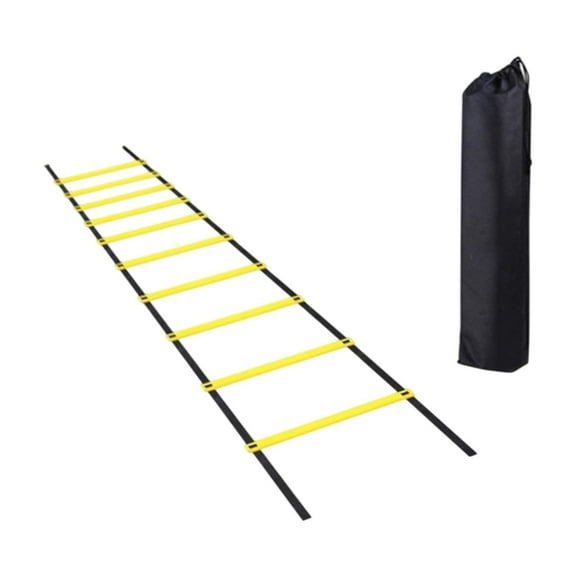 lacooooppia Football Agility Head of Football -Foot Work Training Fitness Training Equipment Rugby Staircase Multifunctional Speed Ladder Fold L