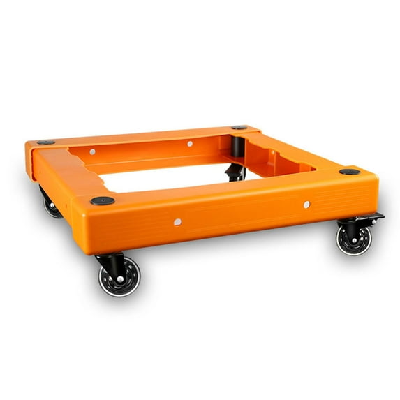 lacooooppia Furniture Moving Cart Delivery Hand Truck Solid Detachable Furniture Handling Truck for Indoor Outdoor Household Shop Offices , Orange