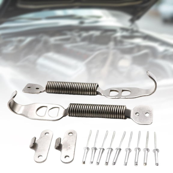 lacooooppia Generic Car Trunk Spring Hook Bonnet Hook s Kit, Aluminum Alloy, Accessories,Hood Latch Fastener Professional Utility