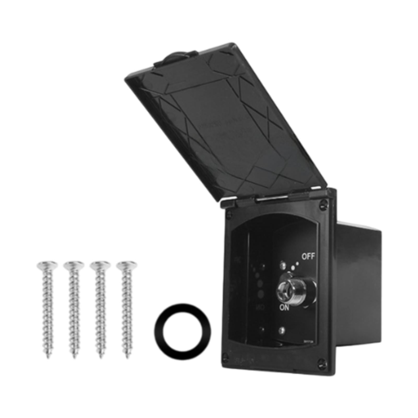 ABS Exterior Shower Box Kit For RV Motorhome, Cold & Hot Water Switch