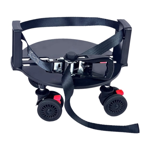 lacooooppia Golf Bag Base Accessories Multifunctional Stable Lightweight Transport Easy to Install Carrier Golf Bag Attachment with Wheel Black