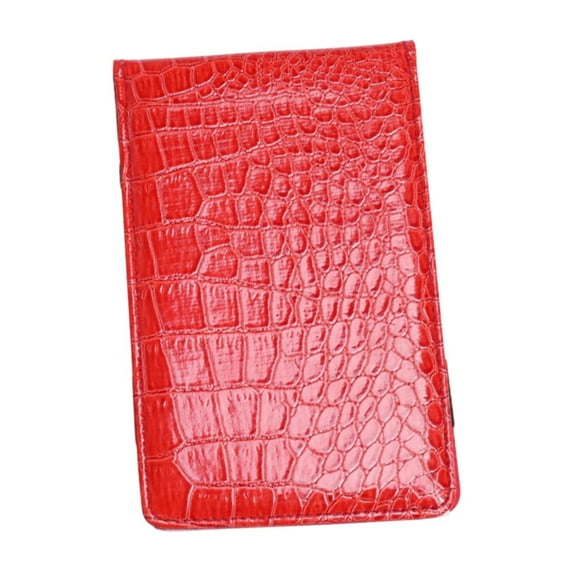 lacooooppia Golf Scorecard Book Golf Scorecard Holder Outdoor Golfer Men Women PU Leather Golf Score Cards Wallet Golf Yardage Book Cover red