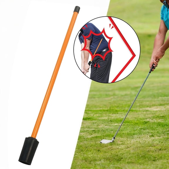 lacooooppia Golf Swing , Golf Swing Exercise, Position Correction, Portable Pitching Tool, Outdoor Chipping Exercise for Adults Orange