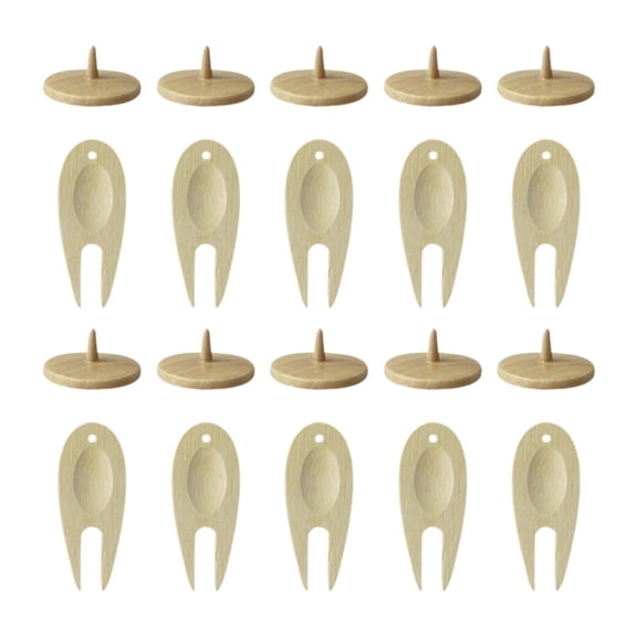 lacooooppia Golf Tool Golf Ball Markers Novelty Lightweight Golf Position Marker Golf Pitch Fork Ball Mark for Training Golf Course