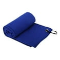thumbnail image 1 of lacooooppia Golf Towel Golf Club Towel Good Absorbent with Clip Holder Golf Accessory Comfortable Golf Ball Cleaning Towel Golf Bag Towel Blue, 1 of 8
