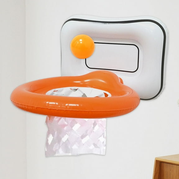 lacooooppia Headwear Basketball Hoop Inflatable Creative Wearable Portable Interactive Toy Head Hoop Throwing Game for Carnival Ball Game