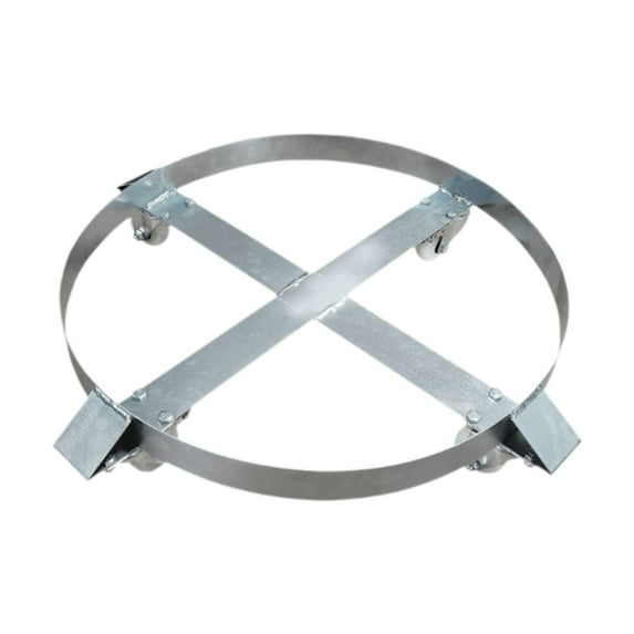 lacooooppia Heavy Duty Drum Drum Cart Professional Drum Cart with Steel Frame Barrel Cart Hand Truck for Factories Workshops 55 Gallon 4 Wheel