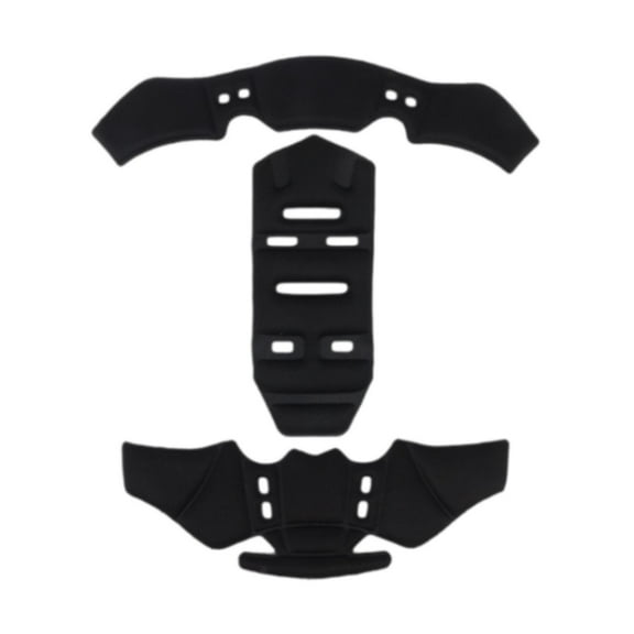 lacooooppia Helmet Padding Kit Cushions Soft Insert Reusable Helmet Pads Replacement Universal Foam Pads for Road Bikes Skateboard Sports Black