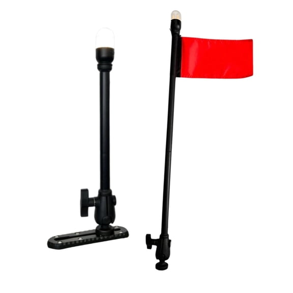 lacooooppia Kayak Light with Pole Kit Kayak Accessories Gadgets LED Stern Light,for Night Fishing Dinghy Boat Stand up Paddleboard Canoe