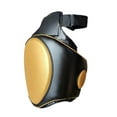 thumbnail image 1 of lacooooppia Kickboxing -Oberschenkelpad, Body Protection with Adjustable Belts Comfort Bein Kick -Pad for Sparring Punches, Goal, Goal Gold Right, 1 of 8