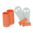 thumbnail image 1 of lacooooppia Kids Gymnastic Hand Grips Gloves Wrist Support Sports Accessories Gymnastics Gear , Orange L, 1 of 8