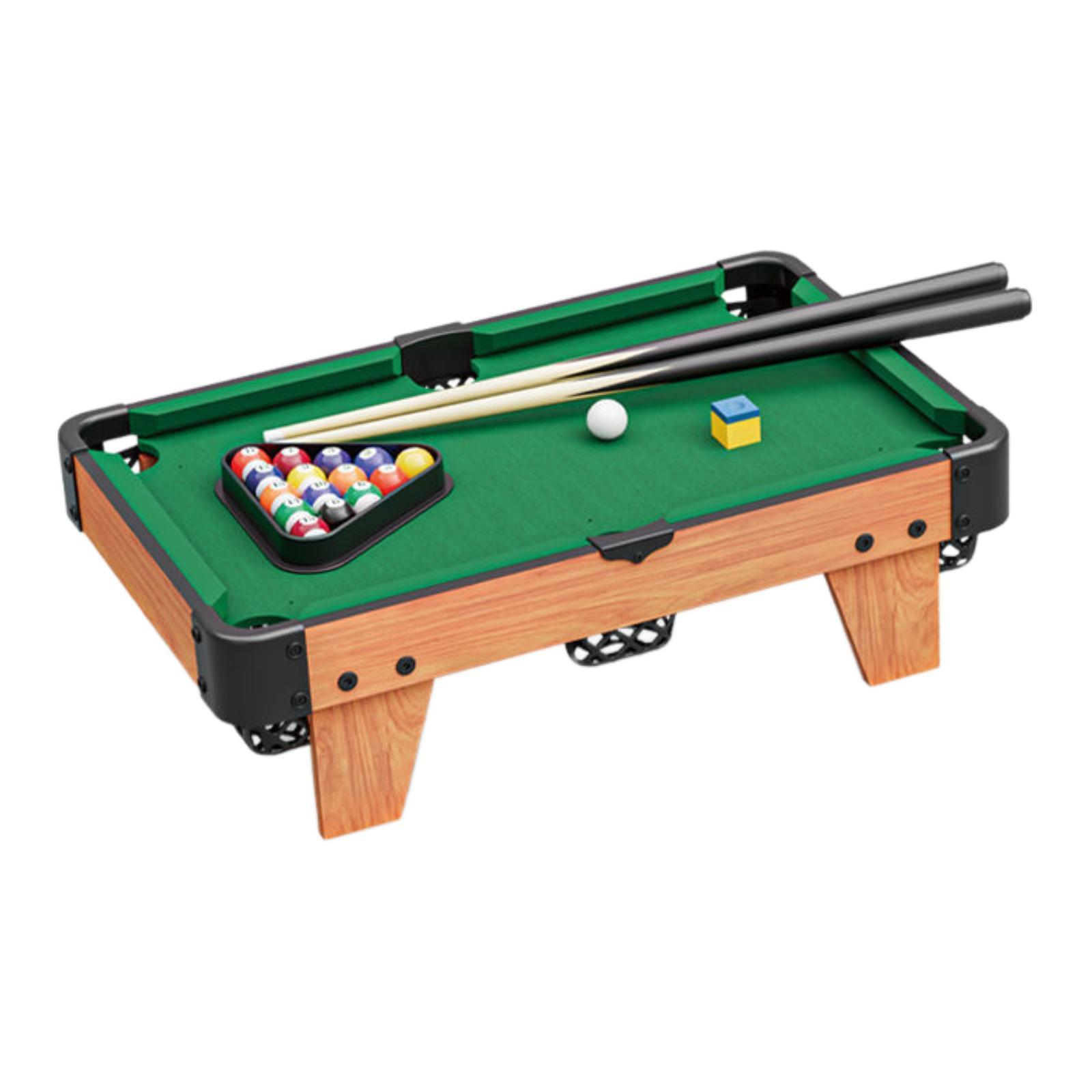 Mini Billard De Table 36 Pouces - Set Complet Avec Boules, Queues Et Triangle - Pour Maison Et Bureau