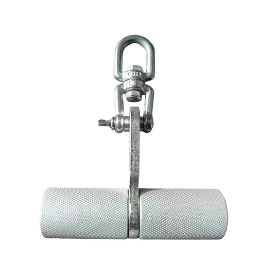 lacooooppia LAT Pulldown Bar AntiSlip Grip Versatile with Swivel Joint Cable Machine Attachment Gym Attachment Handle for Home Gym Biceps silver