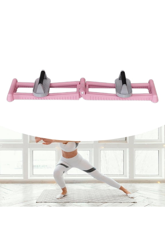 Leg Exercise Equipment Inner Thigh Exerciser Folding Lightweight Multifunctional Leg Training Device for Fitness Gym Home Use Pink