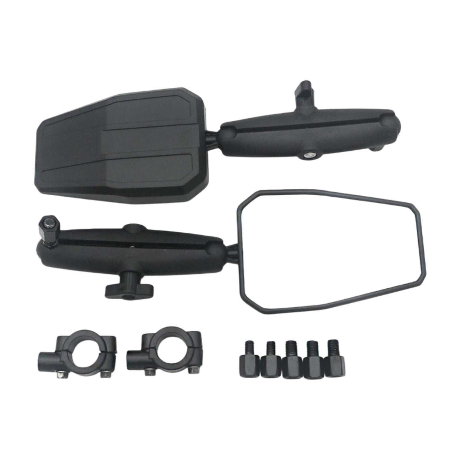 lacooooppia Motorcycle Mirror Sturdy Foldable for Snowmobile ATV Dirt Bike